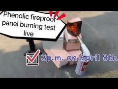 Prova a fuoco per il pannello sandwich della stanza pulita