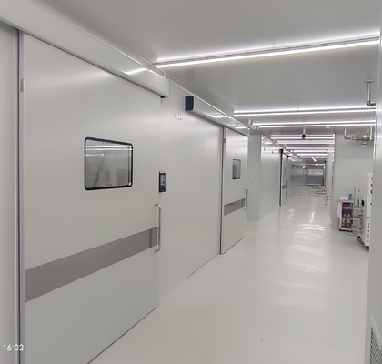 comprare Ospedale Sala pulita Porta scorrevole automatica Isolamento termico Costruzione senza saldature online manufacture