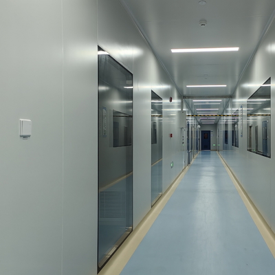 comprare GMP Superficie liscia Sala pulita Vetro temperato Finestra con telaio in alluminio online manufacture