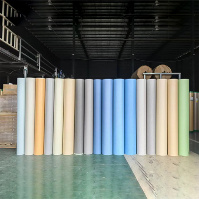 comprare Rotolo di pavimentazione in vinile PVC Huaao economico 2 mm, rotolo di linoleum PVC omogeneo per pavimenti per ospedali, sale da ballo, palestre e camere bianche online manufacture