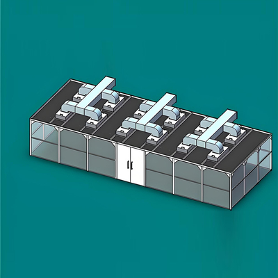 comprare Huuao ISO 5/6/7/8 Standard Dust Free Modular Clean Room Design Professional Project Cleanroom Modular with Low Cost online manufacture