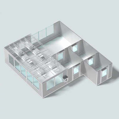 comprare Huuao Customized Solution Class 8 Prefabricated 50mm Sandwich Panel Modular Cleanroom GMP Workshop for Cosmetics or Food Factory online manufacture
