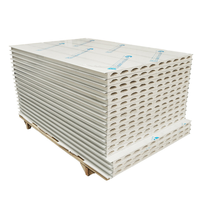 comprare Huaao Fireproof Waterproof Aging Resistant Deformable and Easy Splicing of Magnesium Sulfide Purification Color Steel Sandwich Panel online manufacture