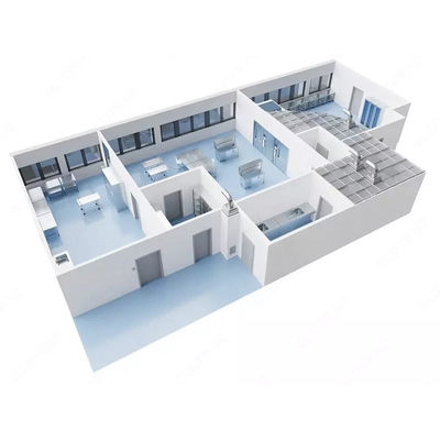 comprare Huuao Iso5 Iso6 Iso7 Iso8 Modular Cleanroom Classe 100 Modular Cleanroom Customized Portable Clean Room Turnkey Progetto online manufacture