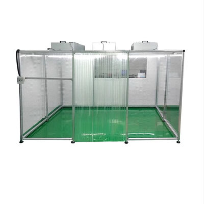 comprare HUAAO GMP modulare senza polvere flusso di aria laminare parete morbida portatile stand pulito stanza pulita minimalista per l'uso ospedaliero fabbricazione online