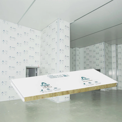 Rock Woll Machine Made Cleanroom Sandwich Panel Isolamento acustico 950mm 1150mm Larghezza