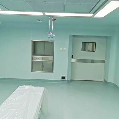 Laboratorio farmacia Ospedale porta scorrevole, porta scorrevole in acciaio per le stanze pulite