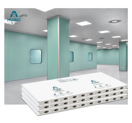 GMP resistenza agli urti Mgo Wall Board Cleanroom Sandwich Panel per fabbrica di alimenti
