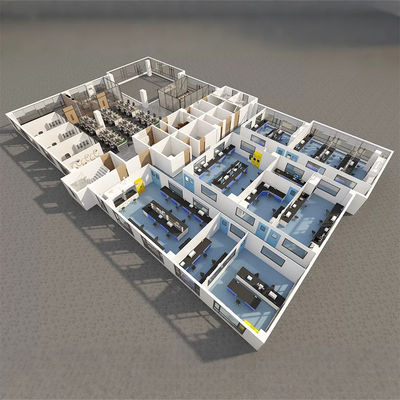 Huuao Pharmaceutical Gmp Clean Room Professional Iso Iv Solution Clean Rooms Pharmaceutical Modular Cleanroom Progetto