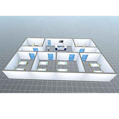 HUAAO Fast Assembly Container prefabbricato per progetti governativi Laboratori ospedalieri di cliniche mobili Sala pulita Sala pulita modulare